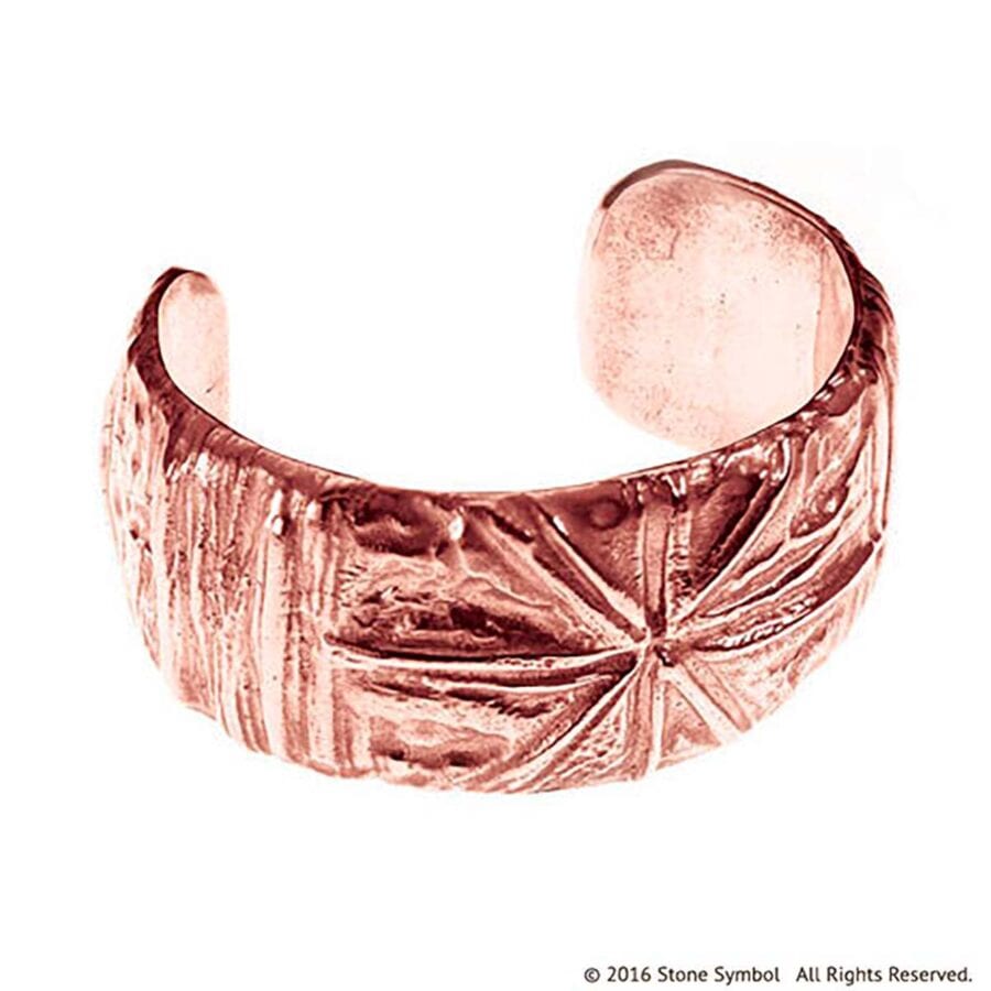 Small Poets Cuff Bracelet Rose Gold