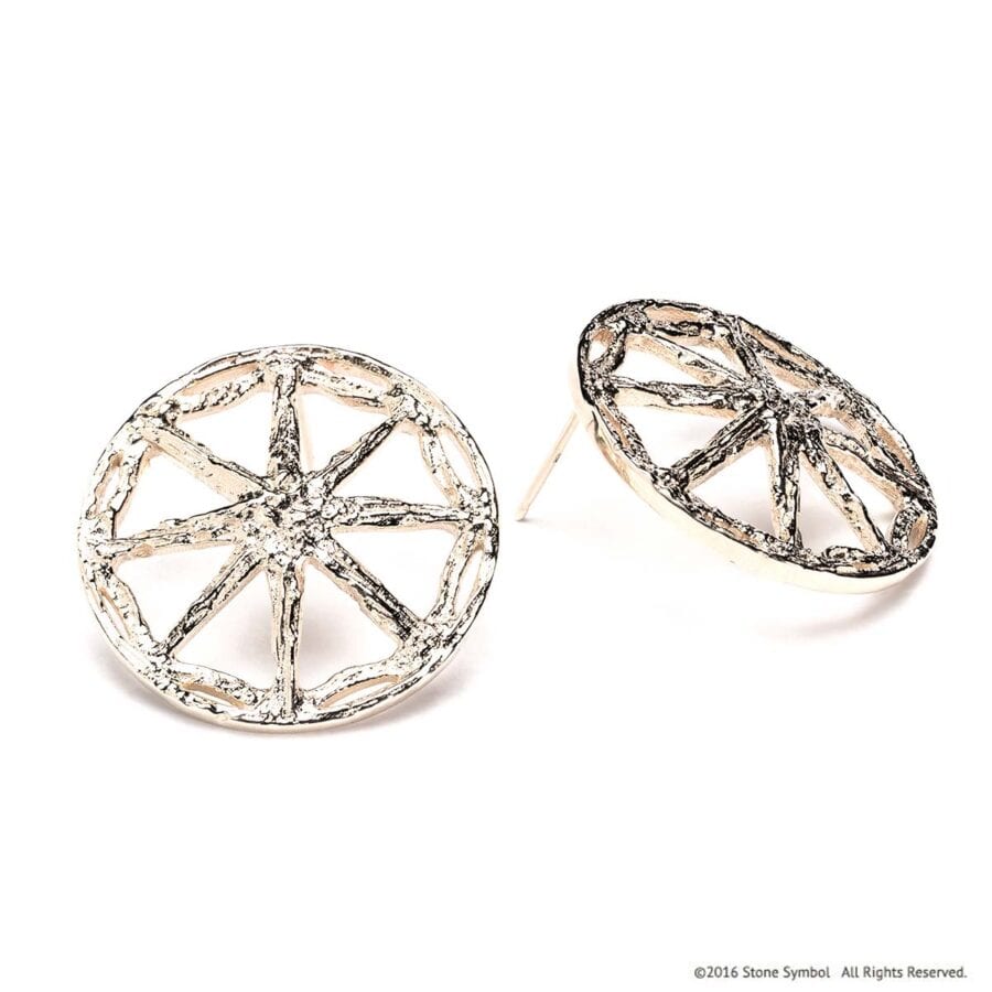 Sumptuous Unearthed Earrings White Gold