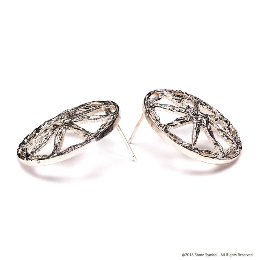 Sumptuous Unearthed Earrings White Gold