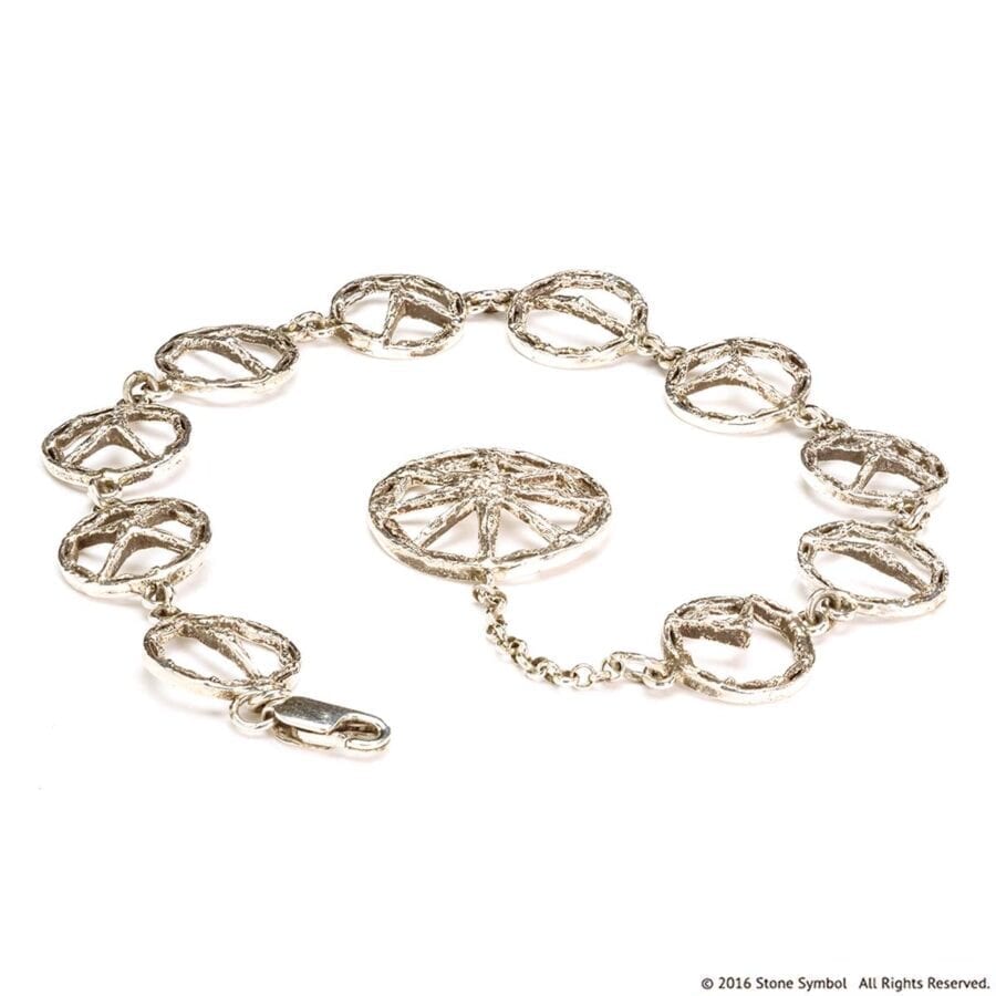 Suspended Unearthed Bracelet White Gold