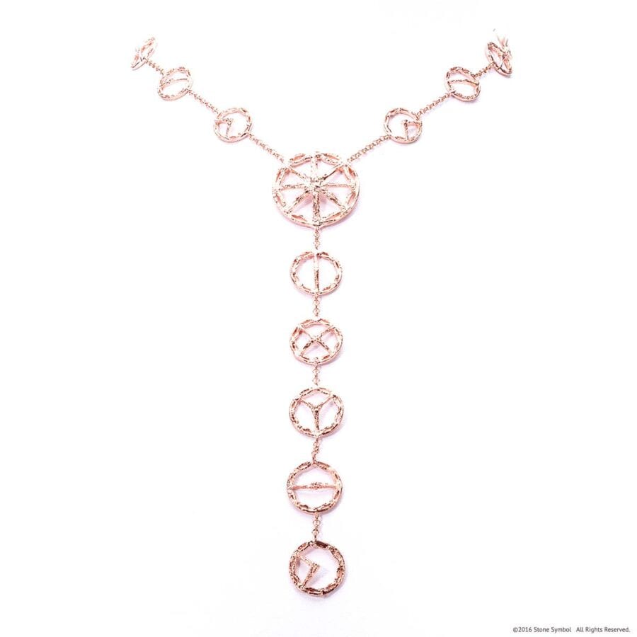 Trinity Necklace Rose Gold