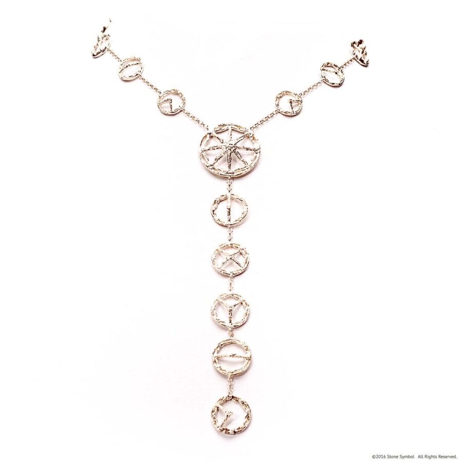 Trinity Necklace White Gold