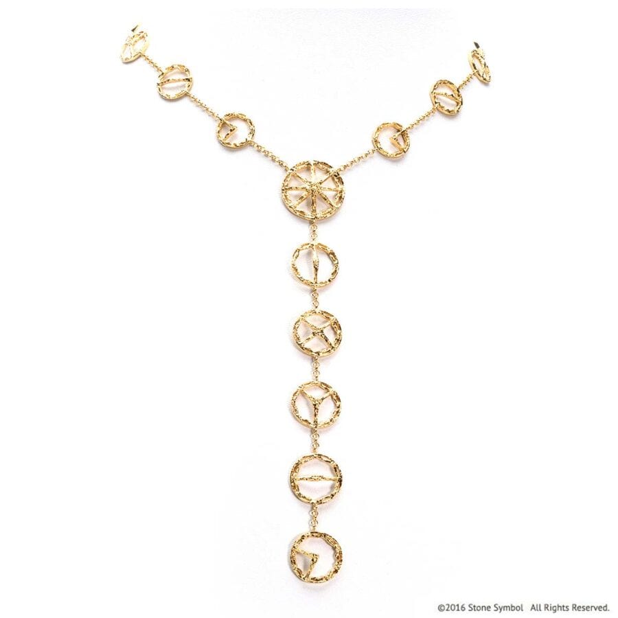 Trinity "S" Necklace Yellow Gold