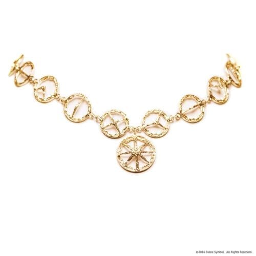 Unearthed Double Choker Yellow Gold