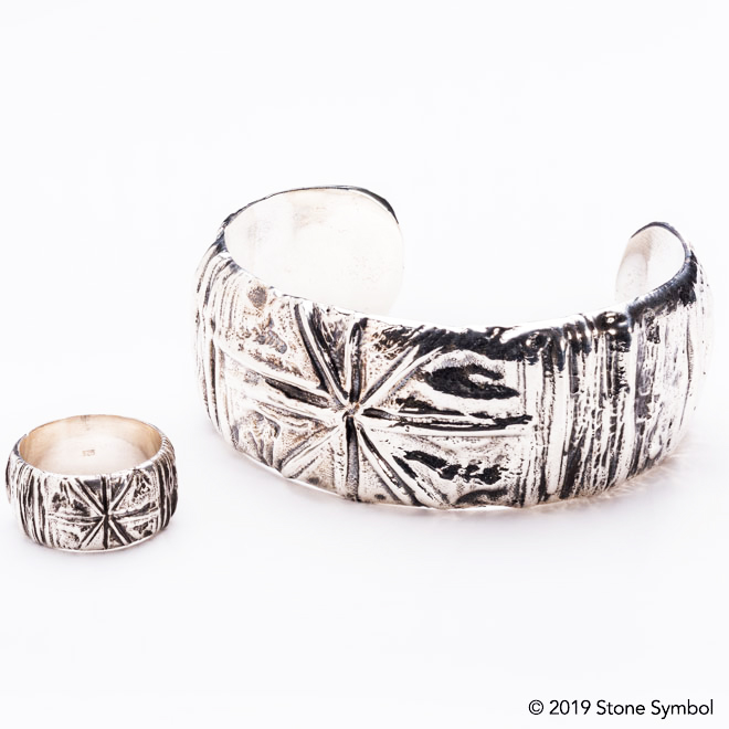 Small Poet Cuff Sterling Silver