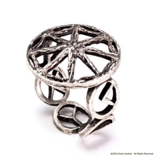 Men's Unity Ring in Antiqued Sterling Silver