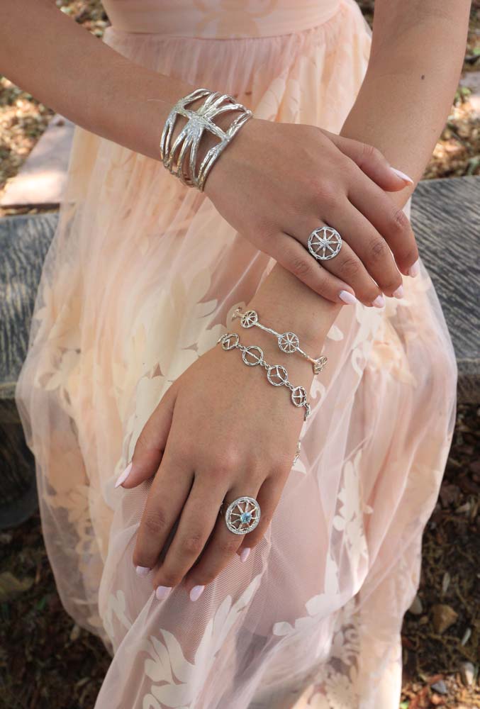 Bracelets, Cuffs and Bangles in Silver and Gold - Stone Symbol Jewelry